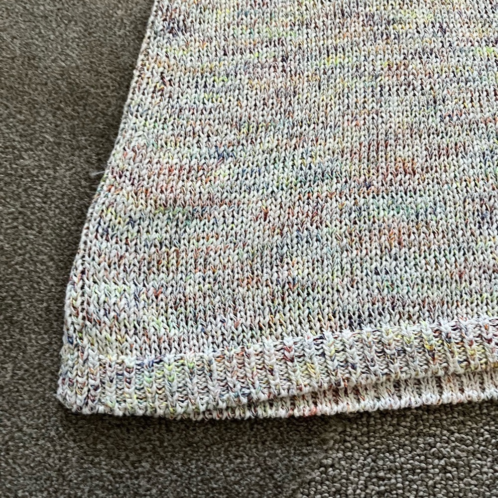 Loft Rainbow & White Variegated Sweater - Picture 9 of 9